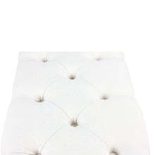 Paean Linen Ottoman Bench